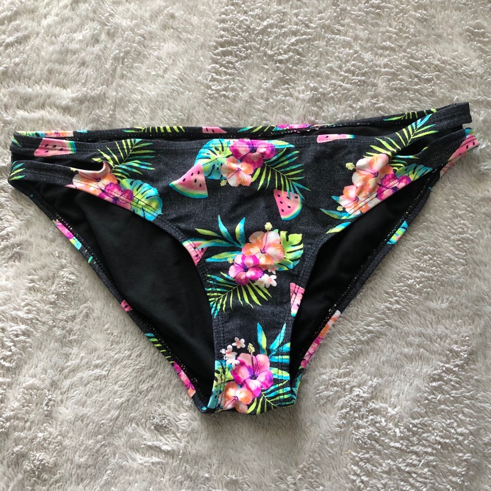 No Boundaries Watermelon Bikini Bottoms
